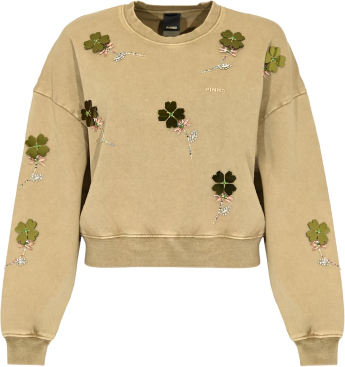 Pinko Sweaters Beigemacrocistide