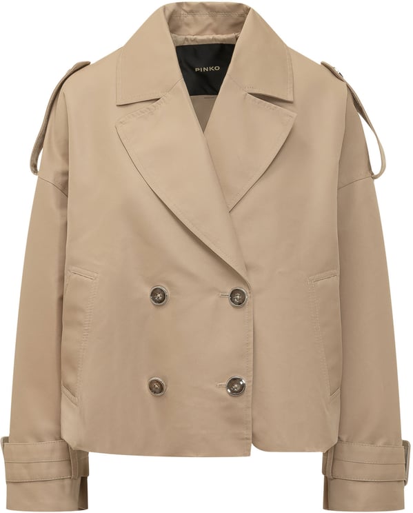 Pinko Trench Triscia Doppiopetto con Revers