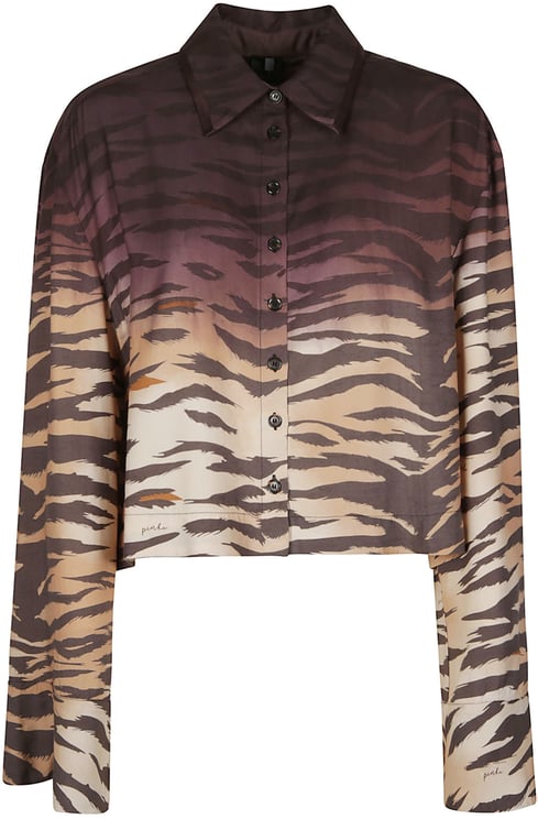 Pinko Cordelia Long Sleeve Shirt Brown