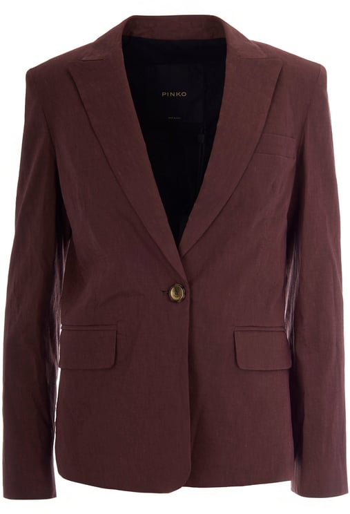 Pinko Jackets Marrone Terra X Piante