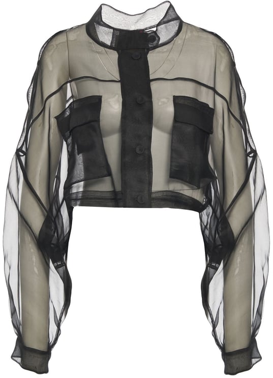 Pinko Silk organza jacket 'Longan'