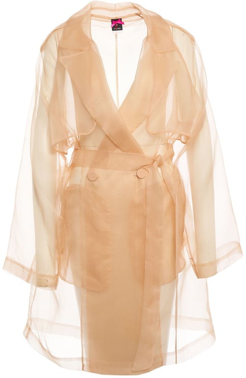 Pinko Silk organza trenchcoat 'Cocco'