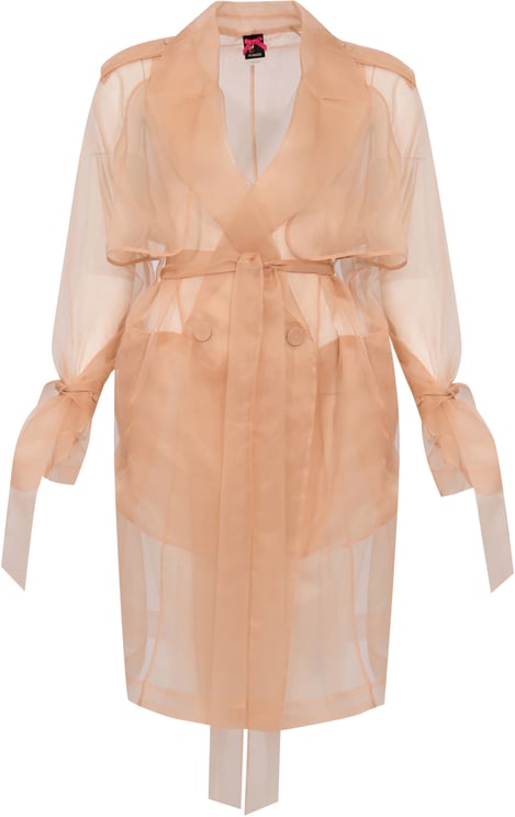 Pinko Coats Rosa Mogano