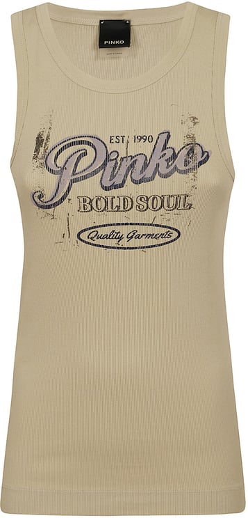Pinko PINKO AZZANELLO CANOTTA COSTINA LOGO