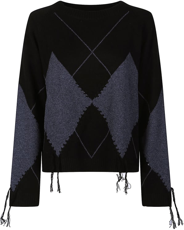 Pinko Berna Round Neck Sweater Black