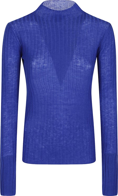Pinko Muggito Round Nek Sweater Blue