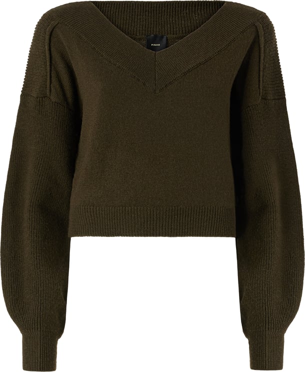 Pinko Sweaters Verde Militare