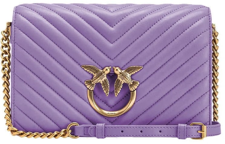 Pinko Pinko Crossbody Bags Lilac Woman