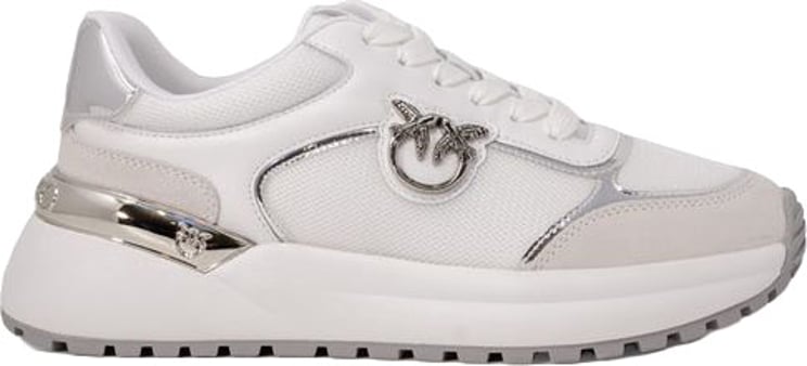 Pinko PINKO White Leather Low Top Sneakers