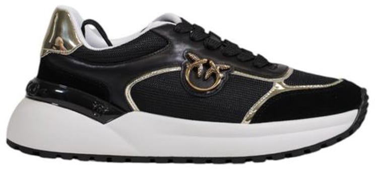 Pinko PINKO Black Leather Low Top Sneakers