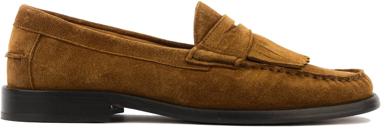 Posa Fringe Moccasin Tabacco