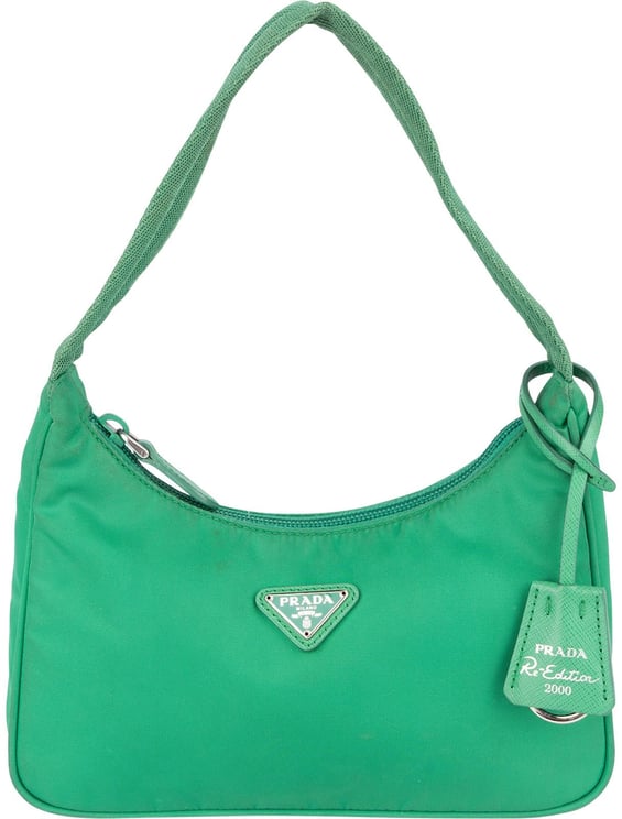 Prada Prada Green Nylon Re-Edition 2000 Handbag