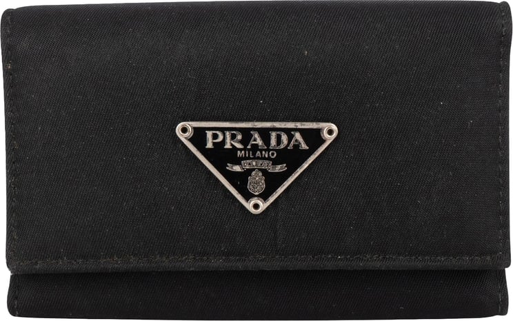 Prada Prada Black Nylon Triangle Key holder