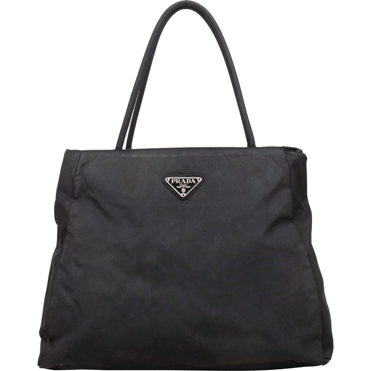 Prada Prada Black Nylon Triangle Handbag