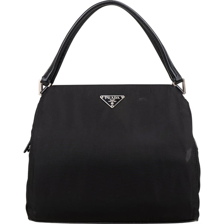 Prada Prada Black Nylon Triangle Handbag