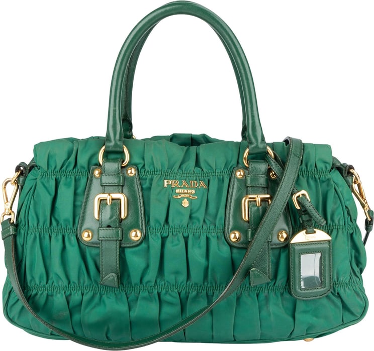 Prada Prada Quilted Nylon City Handbag