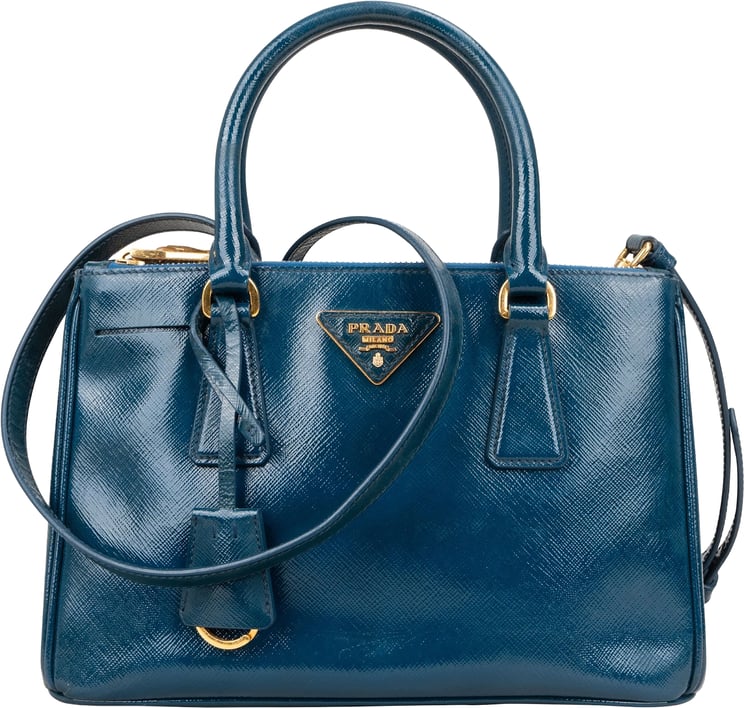 Prada Prada Saffiano Vernice Galleria Handbag