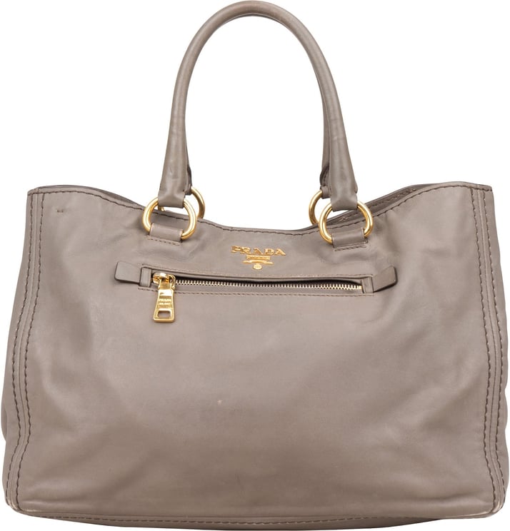 Prada Prada Vitello Daino Tote Handbag