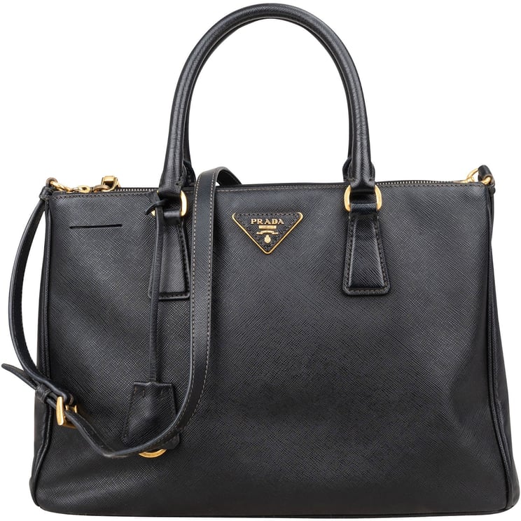 Prada Prada Saffiano Leather Galleria Tote Handbag