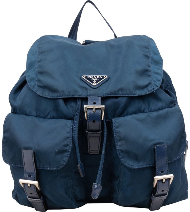 Prada Prada Nylon Triangle Backpack