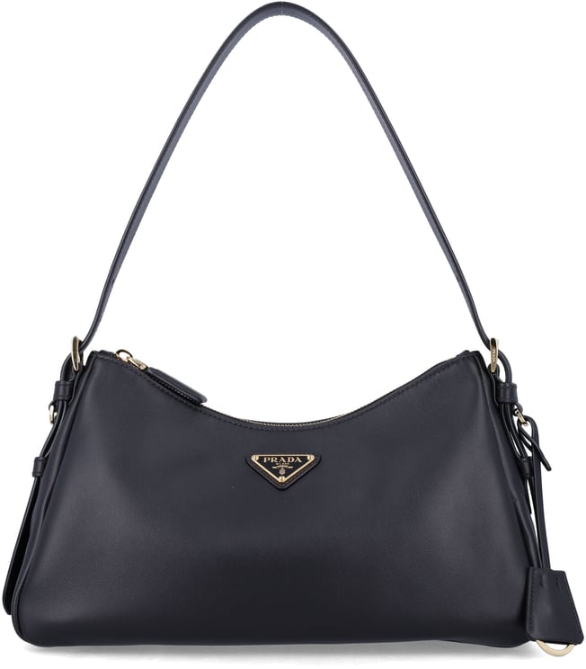 Prada Prada Leather Hobo Bag