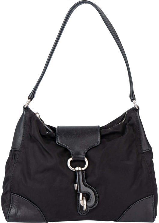 Prada Prada Nylon Snap Link Shoulder Bag