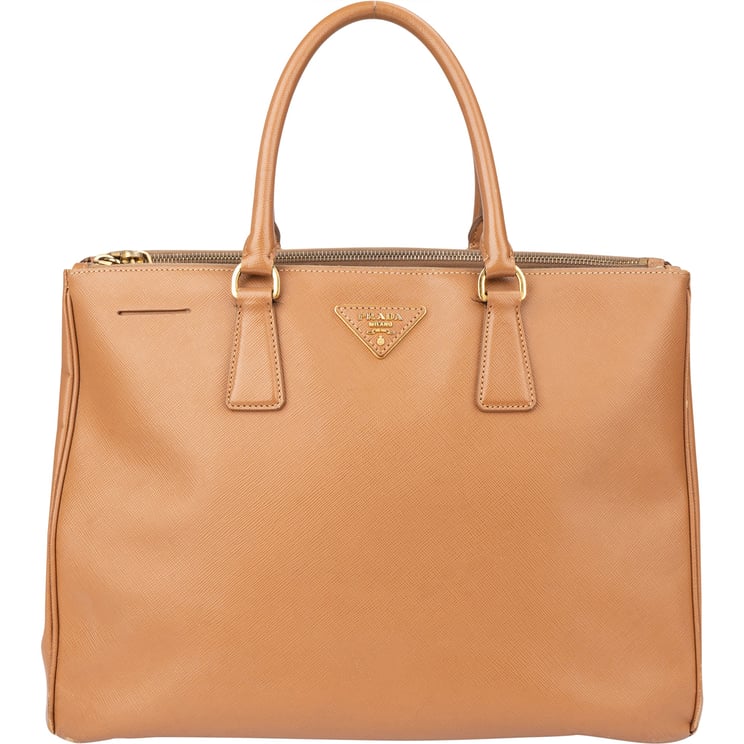 Prada Prada Brown Leather Galleria Handbag