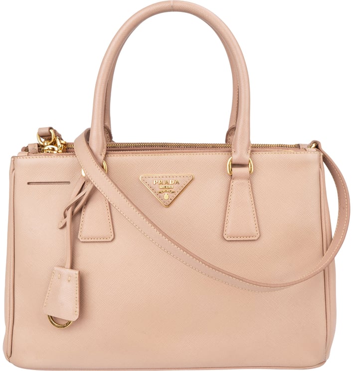 Prada Prada Pink Saffiano Leather Galleria Handbag