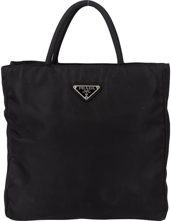 Prada Prada Black Nylon Triangle Handbag