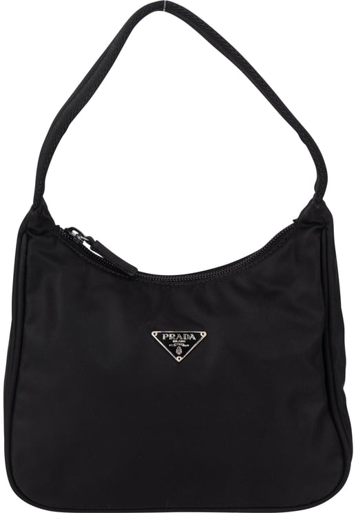 Prada Prada Black Nylon Triangle Vintage Re-Edition Handbag