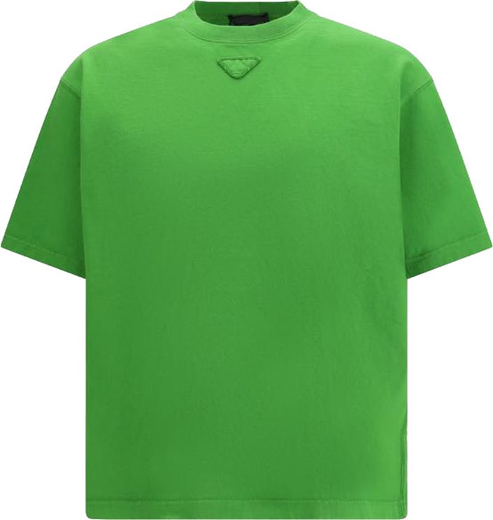 Prada Prada Bicolor Cotton T-Shirt