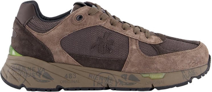 Premiata Heren Mase Sneaker Bruin