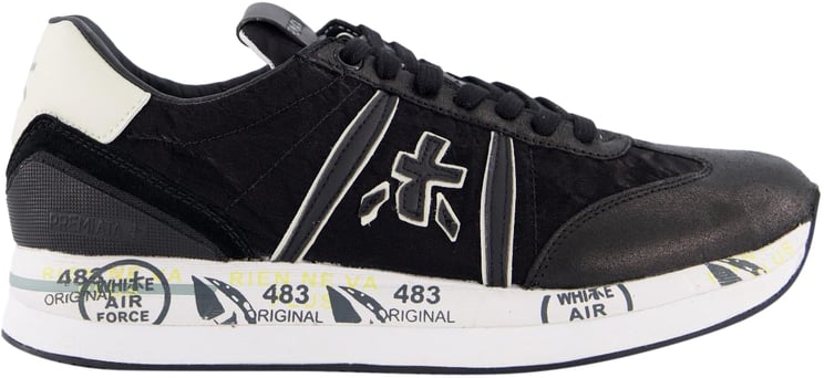 Premiata Dames Conny Sneaker Zwart