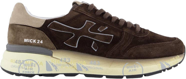 Premiata Heren Mick Sneaker Bruin