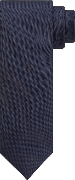 Profuomo Profuomo - Tie silk woven brown - PP6AA0005A - 410 Navy