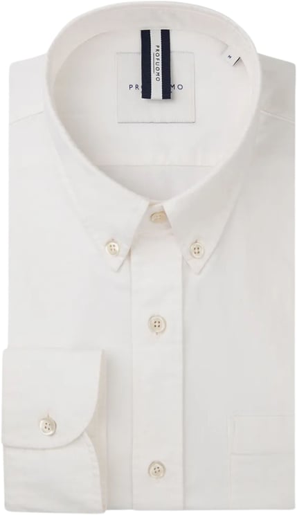 Profuomo Profuomo  Lange Mouw Overhemden Off White Ppwh10044