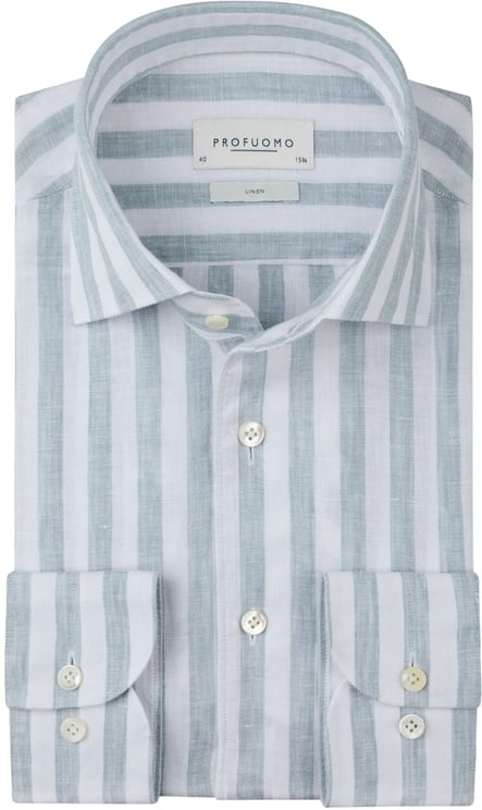 Profuomo Profuomo Ppxh10019 Lange Mouw Overhemden Blauw Ppxh10019