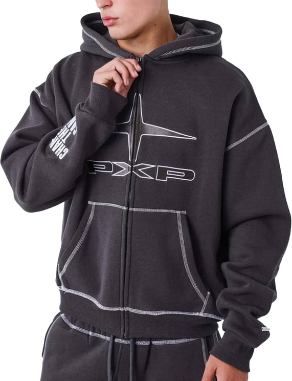 Project x Paris Project X Paris Zip Hoodie UK Drip Zwart
