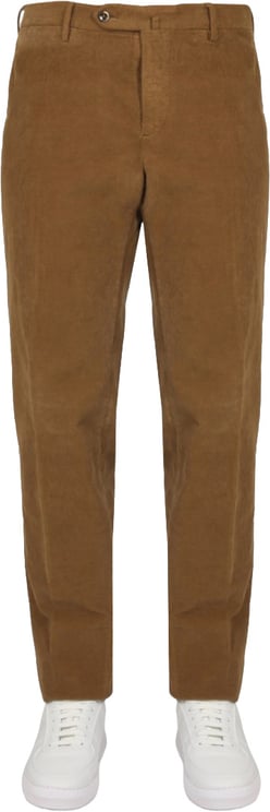PT Torino Slim Fit Tailored Pants With Button
