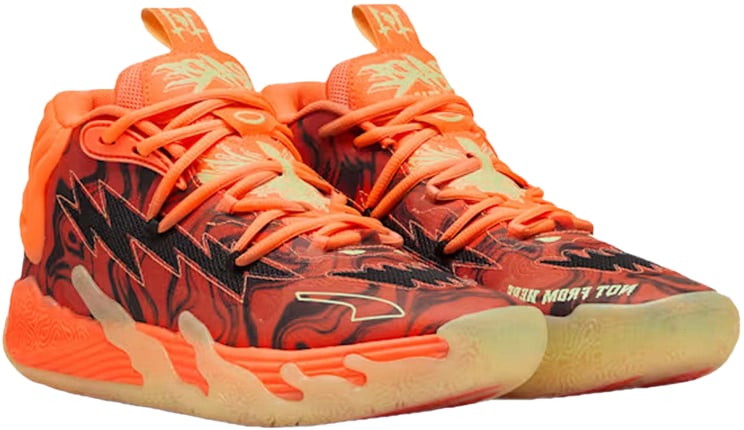 Puma Puma MB.03 Halloween Basketbalschoen Oranje