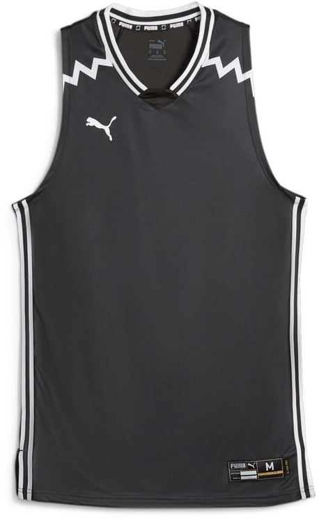 Puma Puma Hoops Basketbal Shirt Heren Zwart