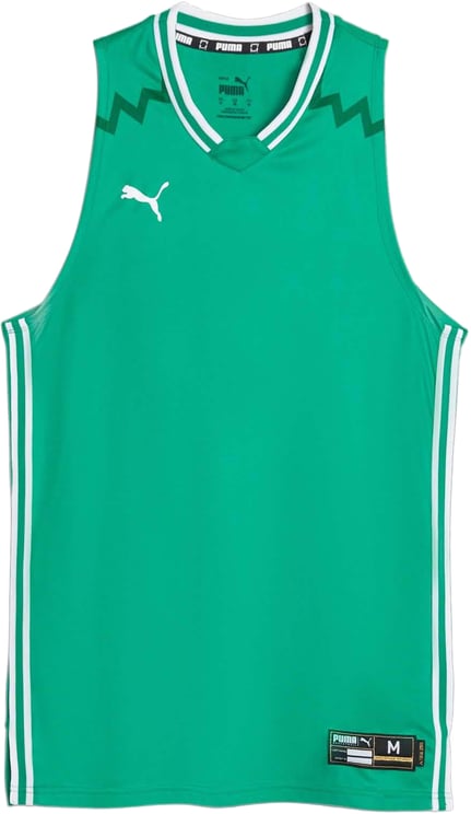 Puma Puma Hoops Basketbal Shirt Heren Groen