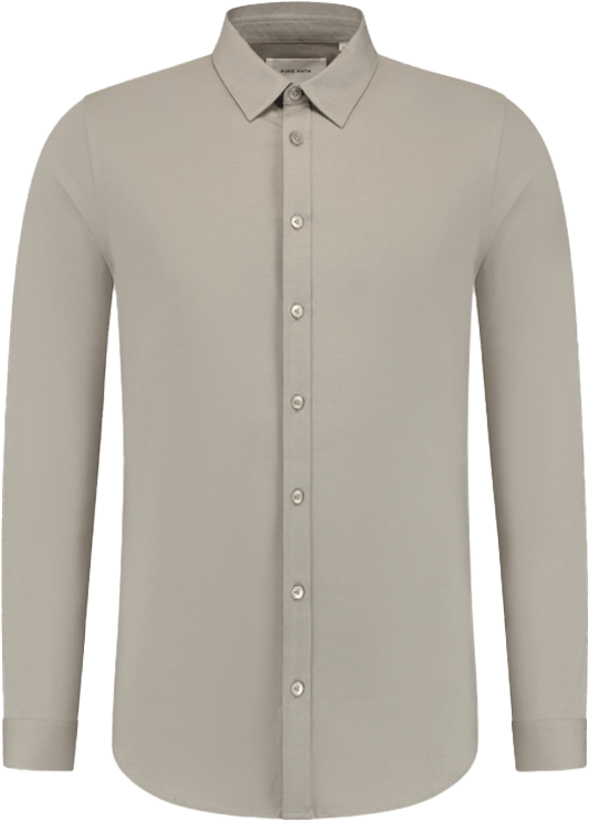 Pure Path Pure Path Slim Fit Jersey Shirts Casual