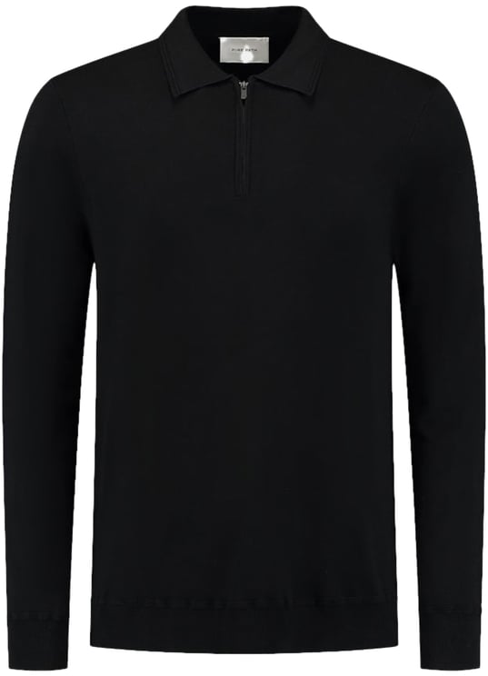 Pure Path Pure Path Regular Fit Knitwear Polo LS
