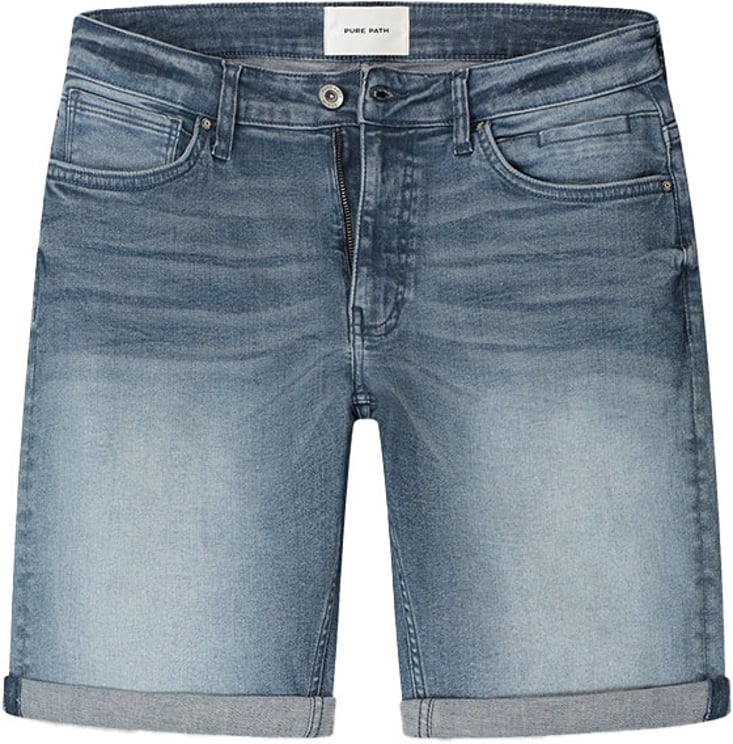 Pure Path Pure Path The Miles Slim Fit Denim Short