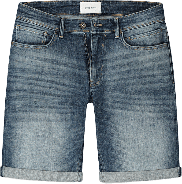 Pure Path Pure Path The Miles Slim Fit Denim Short