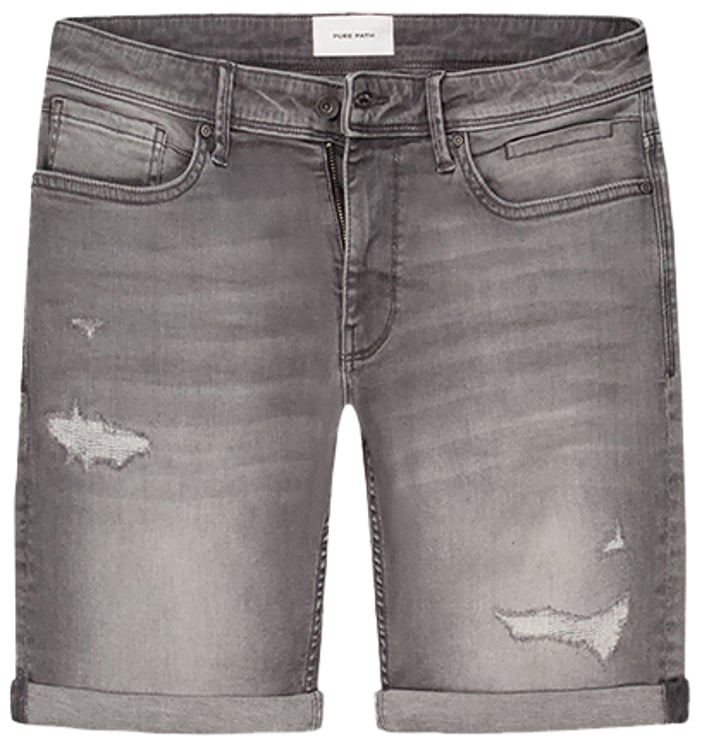 Purewhite Purewhite The Steve Slim Fit Denim Short