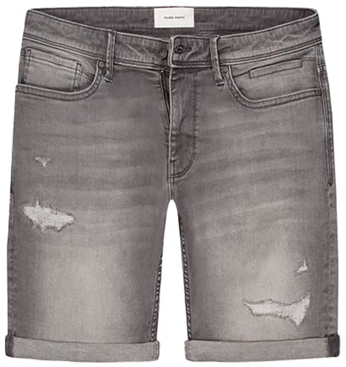 Purewhite Purewhite The Steve Slim Fit Denim Short