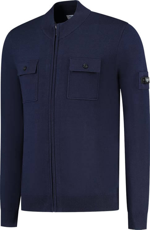 Quotrell Fromanteel Knitted Vest | Navy