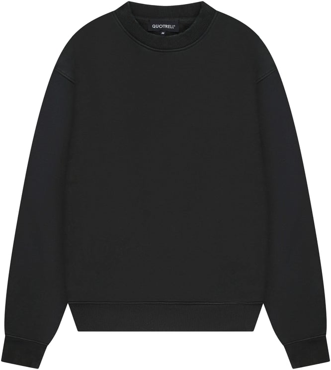 Quotrell Blank Crewneck | Washed Black